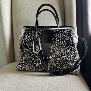 Fendi 2Jours Tote Ponyhair